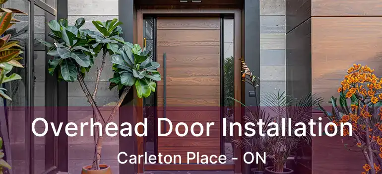  Overhead Door Installation Carleton Place - ON