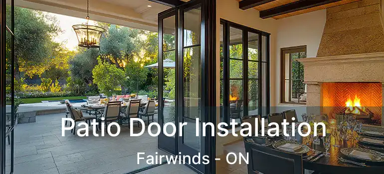  Patio Door Installation Fairwinds - ON