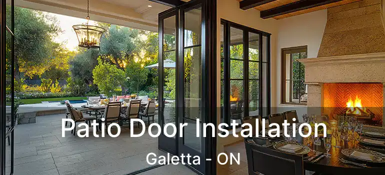  Patio Door Installation Galetta - ON
