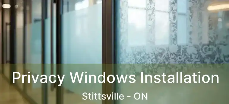  Privacy Windows Installation Stittsville - ON