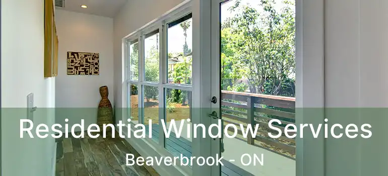  Residential Window Services Beaverbrook - ON
