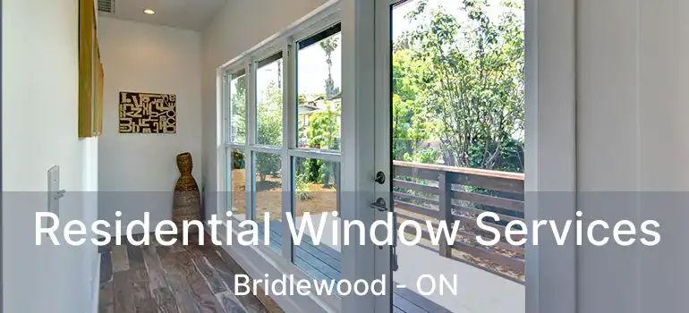  Residential Window Services Bridlewood - ON