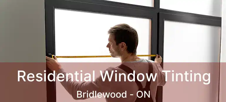  Residential Window Tinting Bridlewood - ON