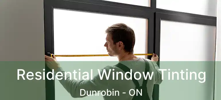  Residential Window Tinting Dunrobin - ON