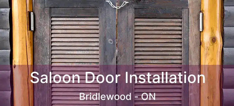  Saloon Door Installation Bridlewood - ON