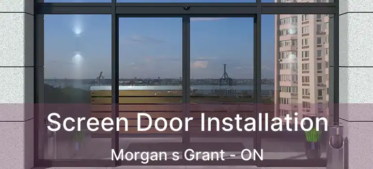  Screen Door Installation Morgan s Grant - ON