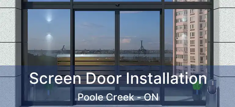  Screen Door Installation Poole Creek - ON