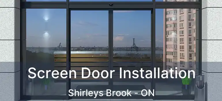  Screen Door Installation Shirleys Brook - ON