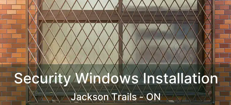  Security Windows Installation Jackson Trails - ON