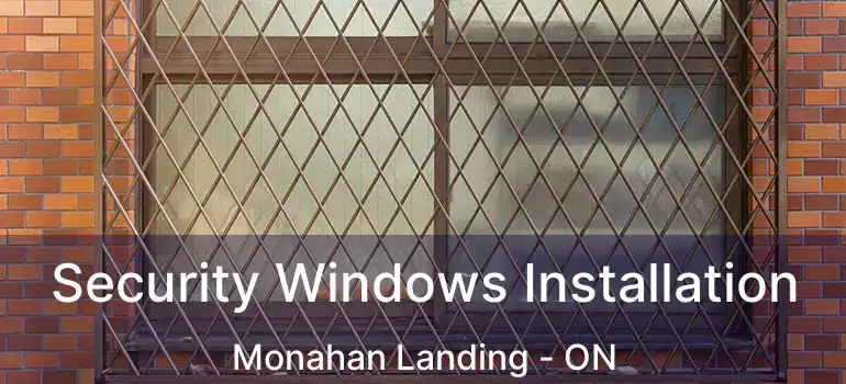  Security Windows Installation Monahan Landing - ON