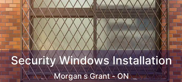 Security Windows Installation Morgan s Grant - ON