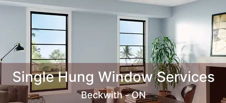  Single Hung Window Services Beckwith - ON