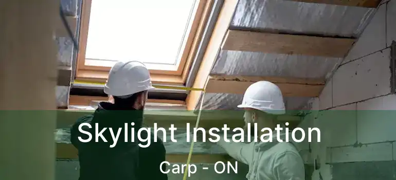  Skylight Installation Carp - ON