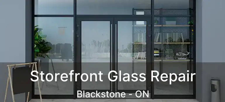  Storefront Glass Repair Blackstone - ON