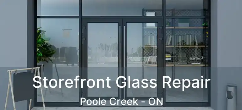  Storefront Glass Repair Poole Creek - ON