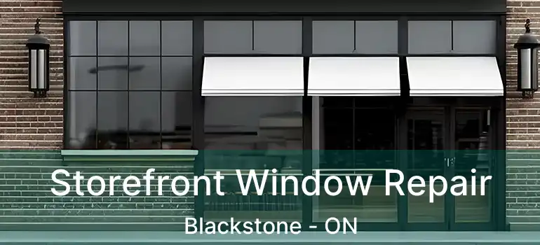  Storefront Window Repair Blackstone - ON