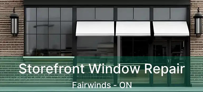  Storefront Window Repair Fairwinds - ON