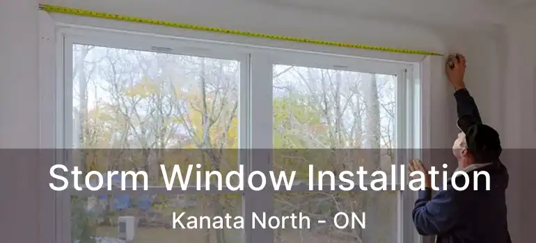  Storm Window Installation Kanata North - ON