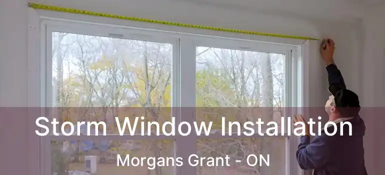  Storm Window Installation Morgans Grant - ON