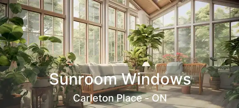  Sunroom Windows Carleton Place - ON