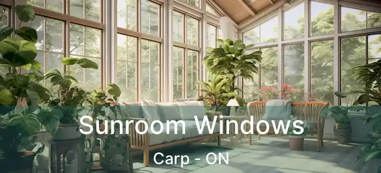  Sunroom Windows Carp - ON