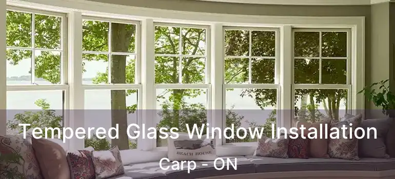  Tempered Glass Window Installation Carp - ON