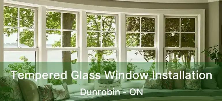  Tempered Glass Window Installation Dunrobin - ON