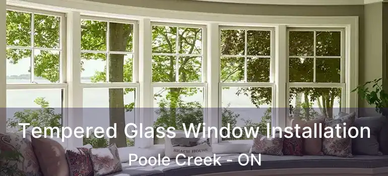  Tempered Glass Window Installation Poole Creek - ON