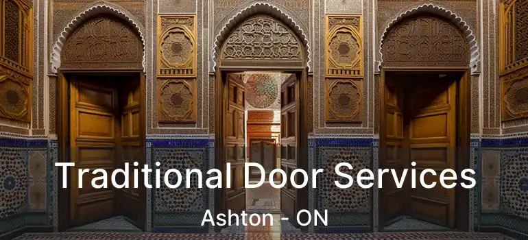  Traditional Door Services Ashton - ON