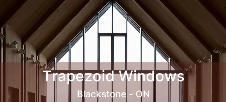  Trapezoid Windows Blackstone - ON