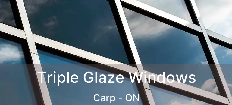  Triple Glaze Windows Carp - ON