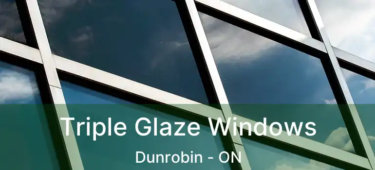  Triple Glaze Windows Dunrobin - ON