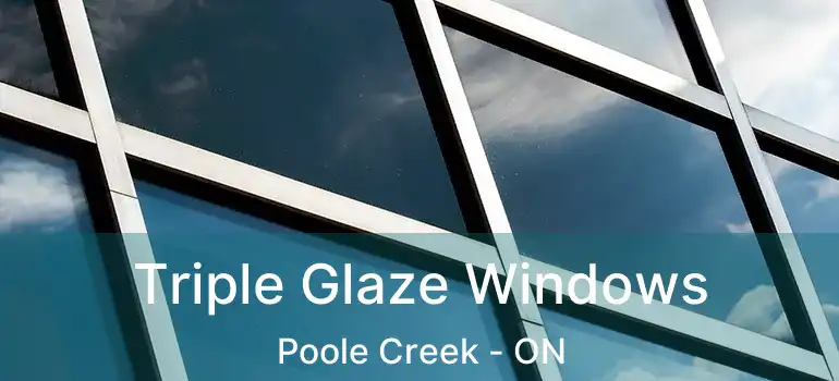  Triple Glaze Windows Poole Creek - ON