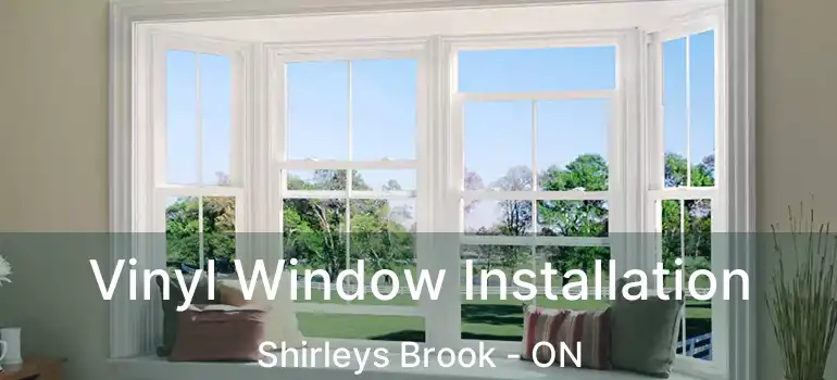  Vinyl Window Installation Shirleys Brook - ON