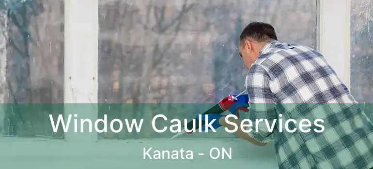  Window Caulk Services Kanata - ON