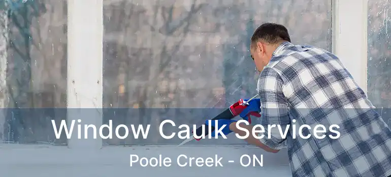  Window Caulk Services Poole Creek - ON