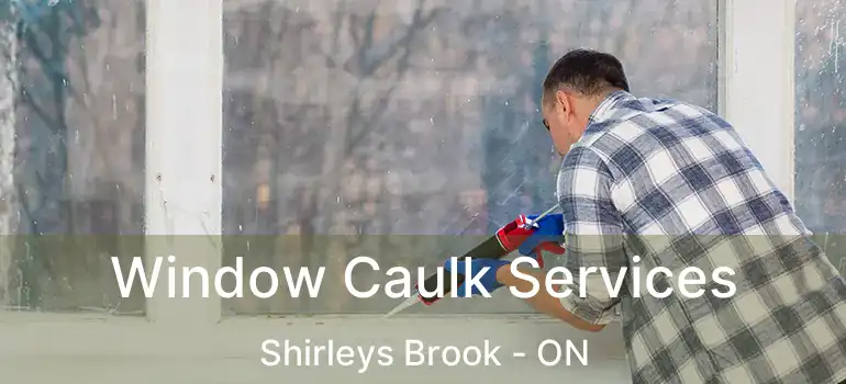  Window Caulk Services Shirleys Brook - ON