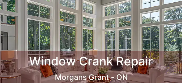 Window Crank Repair Morgans Grant - ON
