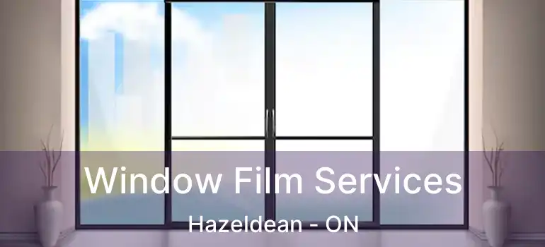  Window Film Services Hazeldean - ON