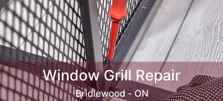  Window Grill Repair Bridlewood - ON