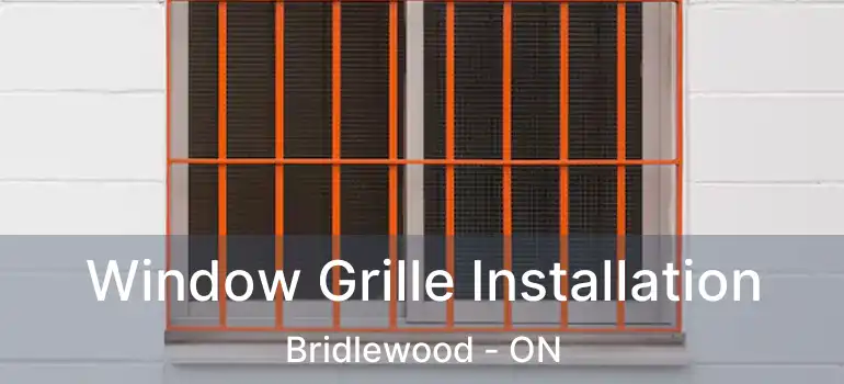  Window Grille Installation Bridlewood - ON