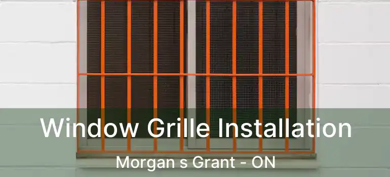  Window Grille Installation Morgan s Grant - ON