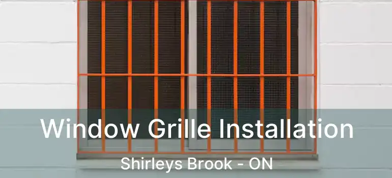  Window Grille Installation Shirleys Brook - ON