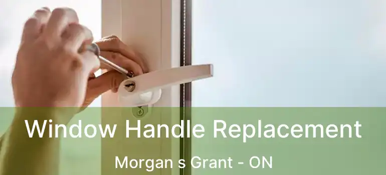  Window Handle Replacement Morgan s Grant - ON