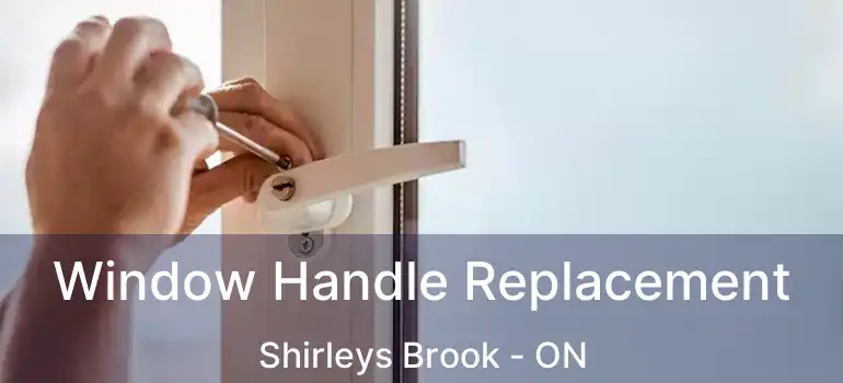  Window Handle Replacement Shirleys Brook - ON