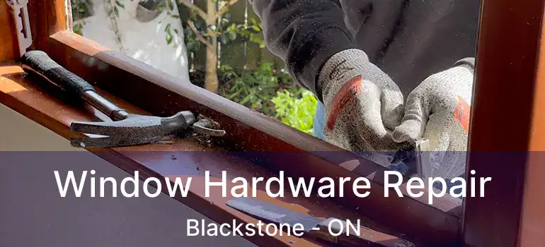  Window Hardware Repair Blackstone - ON