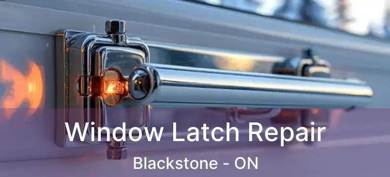  Window Latch Repair Blackstone - ON