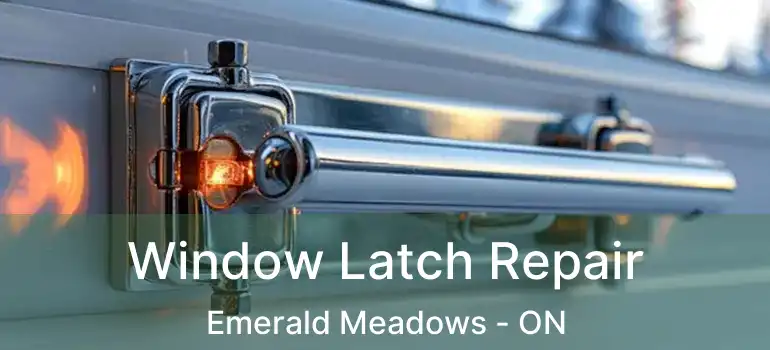  Window Latch Repair Emerald Meadows - ON