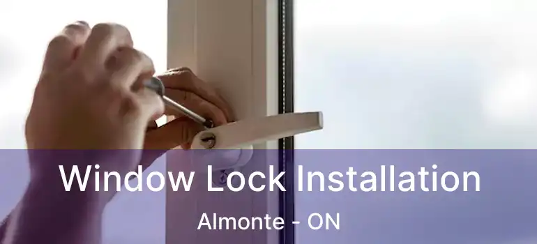  Window Lock Installation Almonte - ON