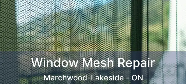  Window Mesh Repair Marchwood-Lakeside - ON